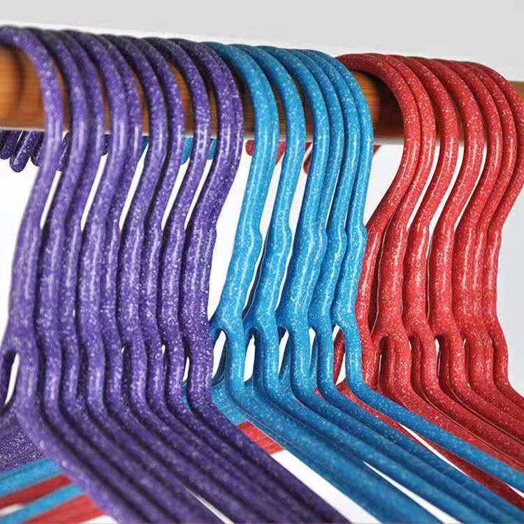 One Piece Wholesale Free Shipping Adult Clothes Hanger Household Iron Hanger Bold Large Clothes Hanger Children&#039;s Clothes Chapelet Invisible Hook
