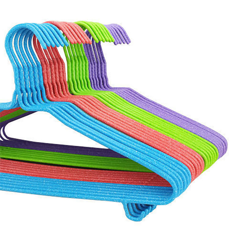 One Piece Wholesale Free Shipping Adult Clothes Hanger Household Iron Hanger Bold Large Clothes Hanger Children&#039;s Clothes Chapelet Invisible Hook