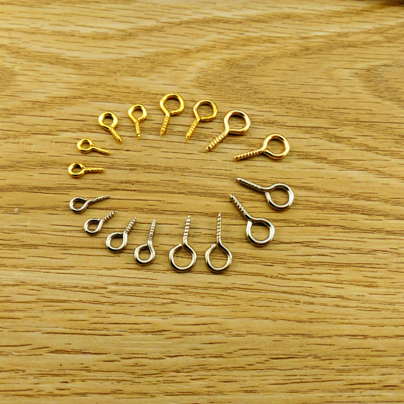 Sheep Eye Nail Screw Needle Thread Iron Hook Sheep Eye Ring Hook Keychain DIY Alloy Band Bodhi Accessories Material Sheep Eye Nail Screw Needle Thread Iron Hook Sheep Eye Ring Hook Keychain DIY Alloy Band Bodhi Accessories Material