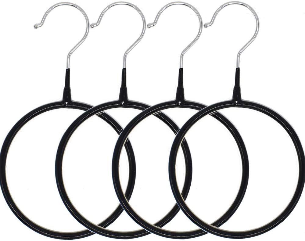 Plastic Dipping round Storage Ring Scarf Ring Scarf Rack Clothing Metal Iron Art Hook Tie Belt Towel Rack Wholesale