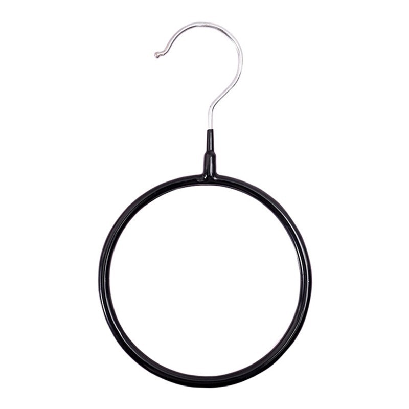 Plastic Dipping round Storage Ring Scarf Ring Scarf Rack Clothing Metal Iron Art Hook Tie Belt Towel Rack Wholesale
