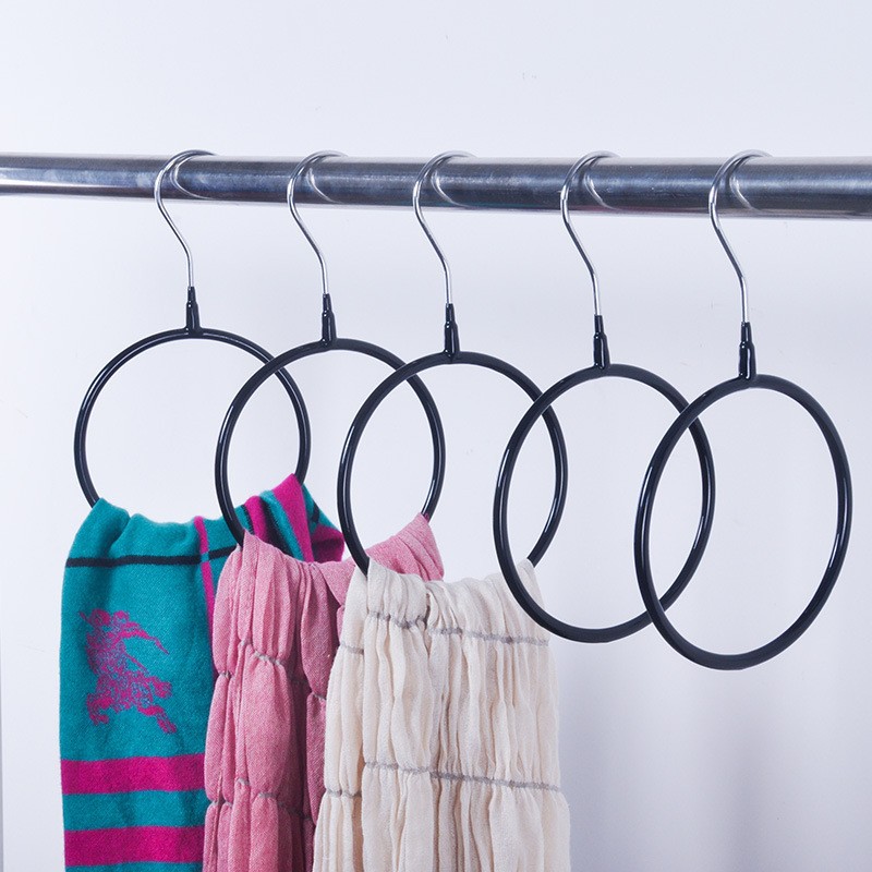 Plastic Dipping round Storage Ring Scarf Ring Scarf Rack Clothing Metal Iron Art Hook Tie Belt Towel Rack Wholesale Plastic Dipping round Storage Ring Scarf Ring Scarf Rack Clothing Metal Iron Art Hook Tie Belt Towel Rack Wholesale