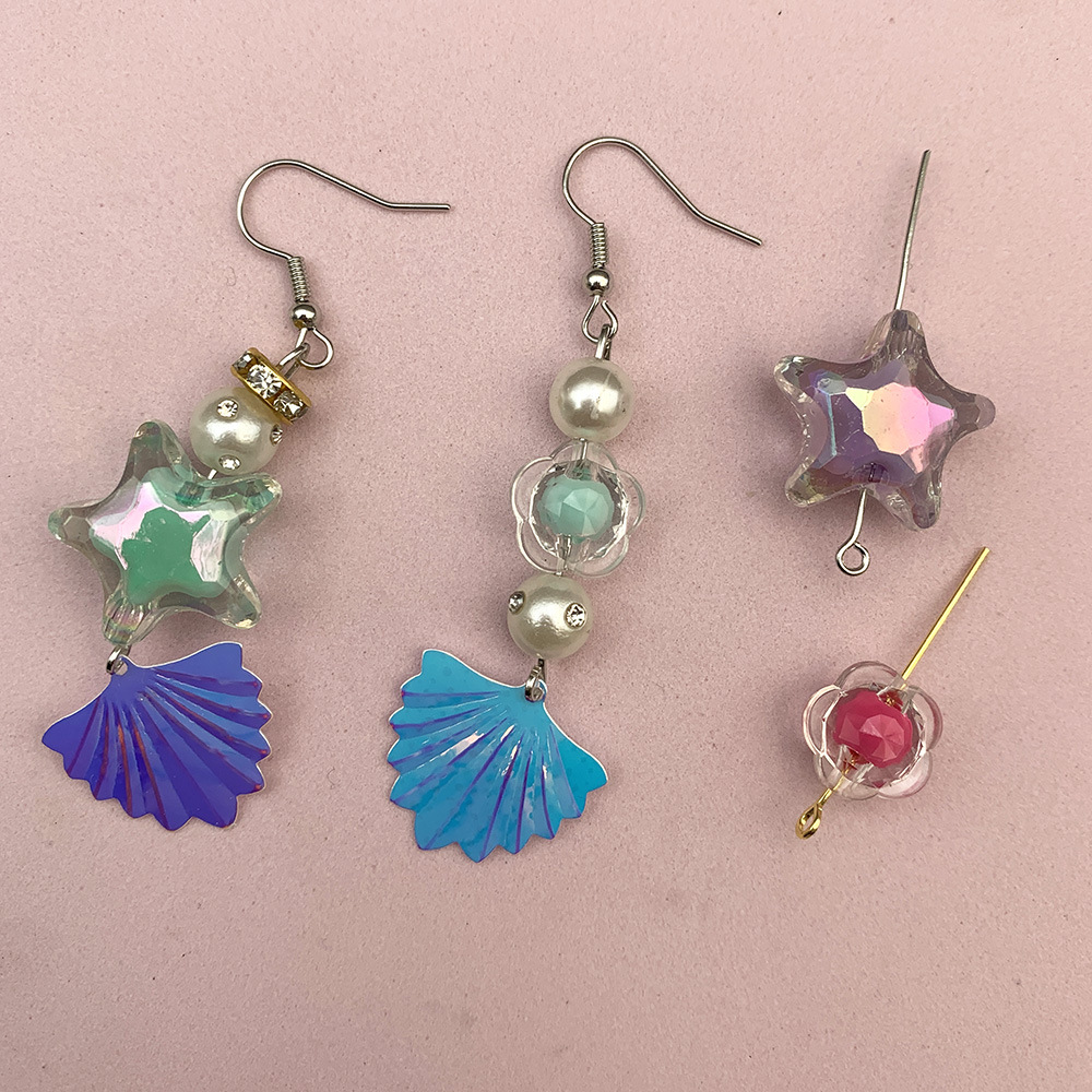 Iron Silver Nine-Shaped Needle Nine-Shaped Needle Iron Gold Big Ear Hook Earrings Hook Earrings Metal Accessories
