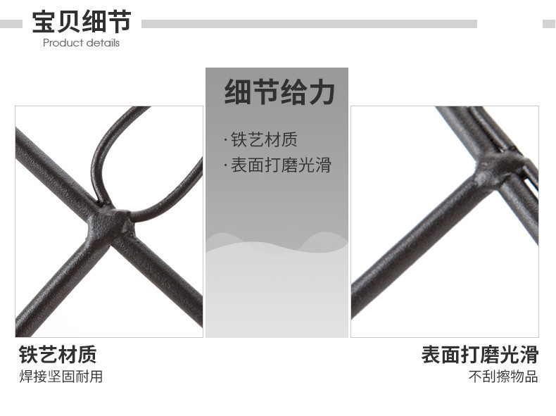 Nordic style simple iron art key hook shelf creative door wall surface wall coat hat hook decorations Nordic style simple iron art key hook shelf creative door wall surface wall coat hat hook decorations