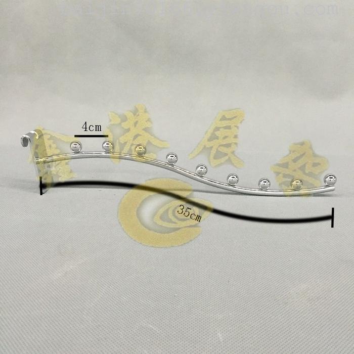 Iron wire net hook hook 9 bead diameter 6mm clothing store decoration displays Iron wire net hook hook 9 bead diameter 6mm clothing store decoration displays