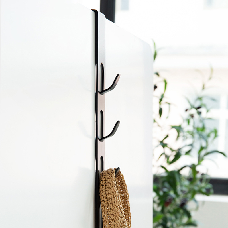 Creative Iron Door Hook Multi-Functional Hanger on the Door Coat Hook Storage Rack Seamless Punch-Free Hook Creative Iron Door Hook Multi-Functional Hanger on the Door Coat Hook Storage Rack Seamless Punch-Free Hook