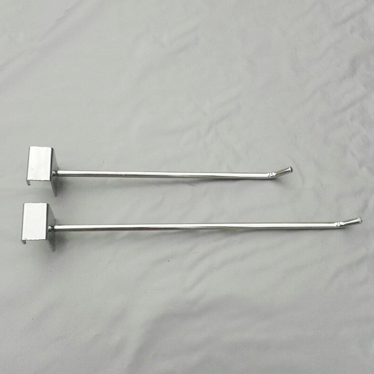 Square Tube Hook Direct Supply Shelf Iron Hook Metal 15*30 Square Tube Hook Card Square Tube Hook Iron Wire Hook