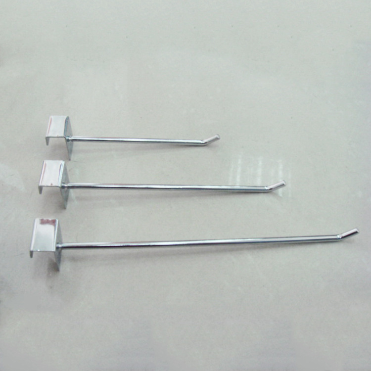 Square Tube Hook Direct Supply Shelf Iron Hook Metal 15*30 Square Tube Hook Card Square Tube Hook Iron Wire Hook