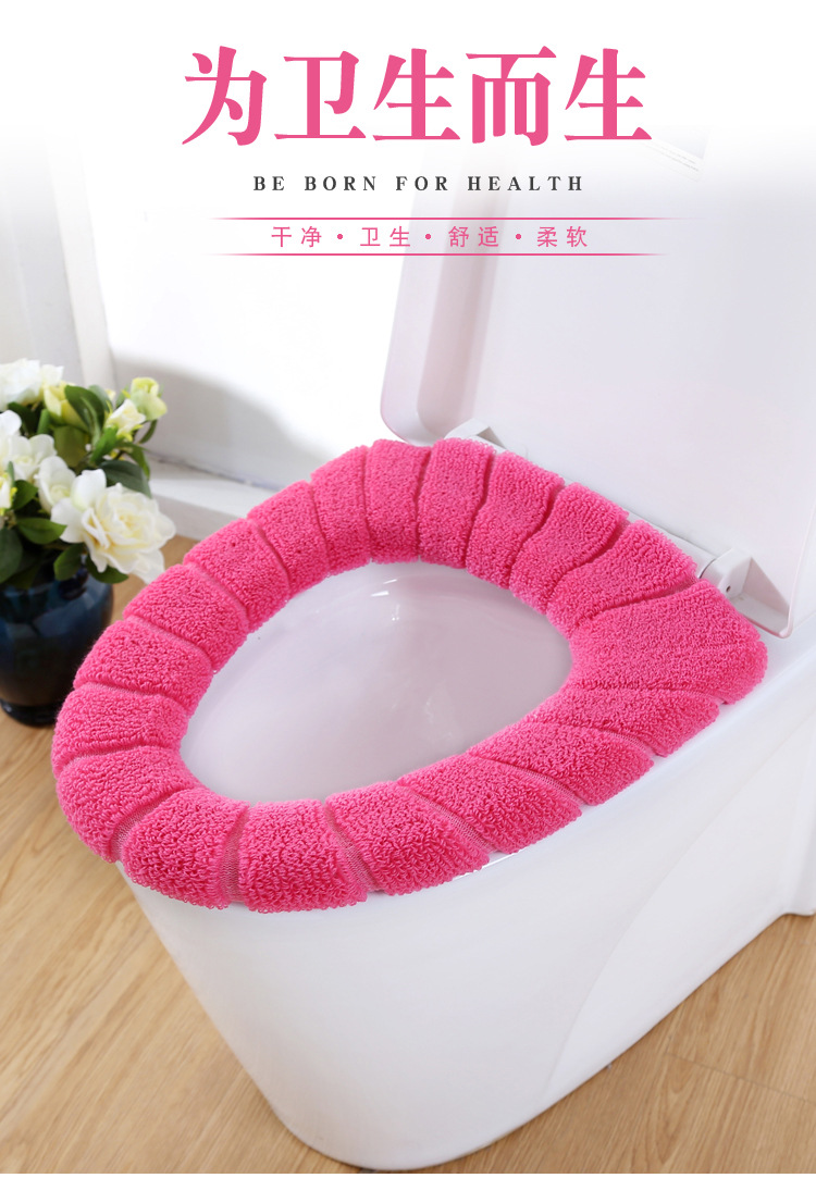 Universal Toilet Pad Cushion Toilet Seat Cover Household Washable Thickened Nordic Closestool Mat Toilet Seat Toilet Seat Cover