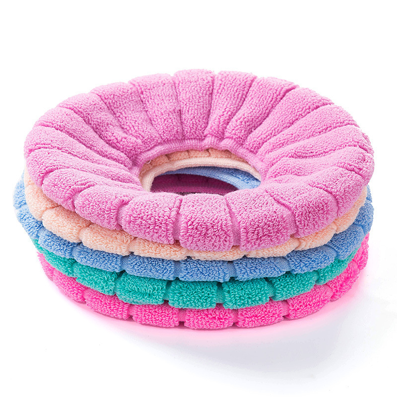 Universal Washable Toilet Cushion Seat Cushion Household Fleece-Lined Warm Toilet Seat Cover Winter Thickened Toilet Seat Cover Toilet Seat