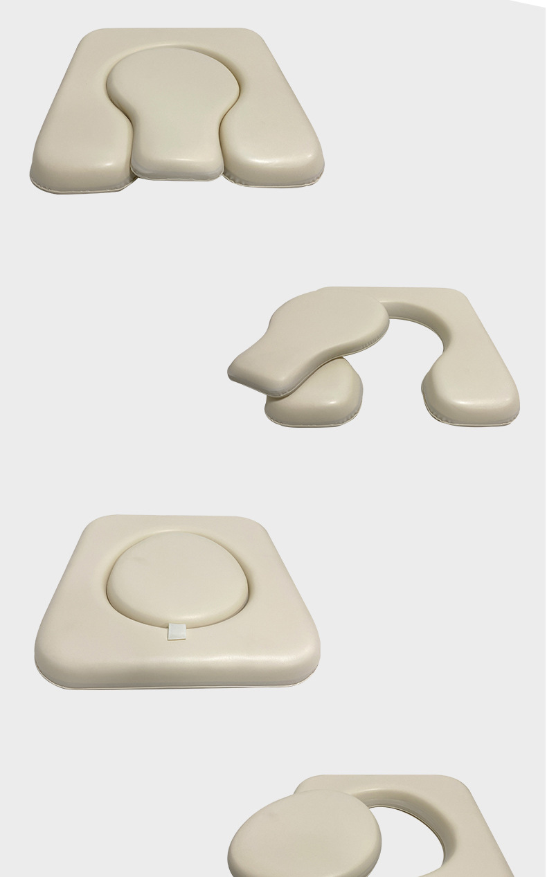 Factory Direct Sales Elderly Pregnant Women Toilet Cushion Spot PVC Cushion Waterproof Cushion Toilet Sponge Cushion