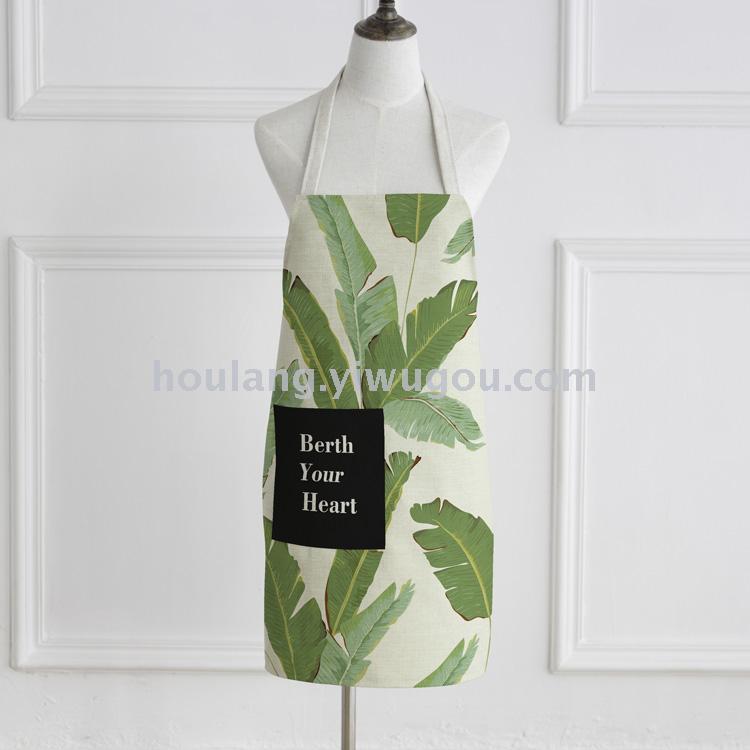 Flamingo sleeveless American cloth art home baking cooking apron Flamingo sleeveless American cloth art home baking cooking apron