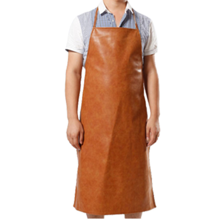 [Cheung Heng] leather waterproof apron