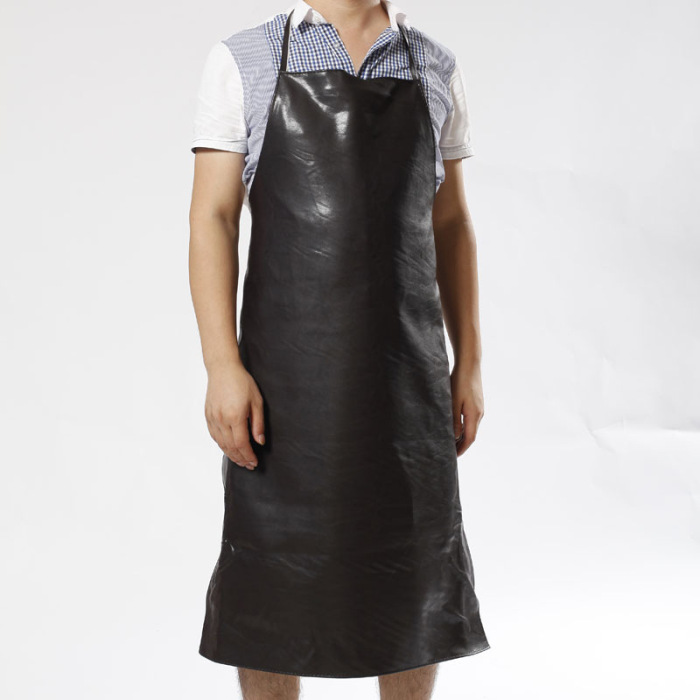 [Cheung Heng] leather waterproof apron