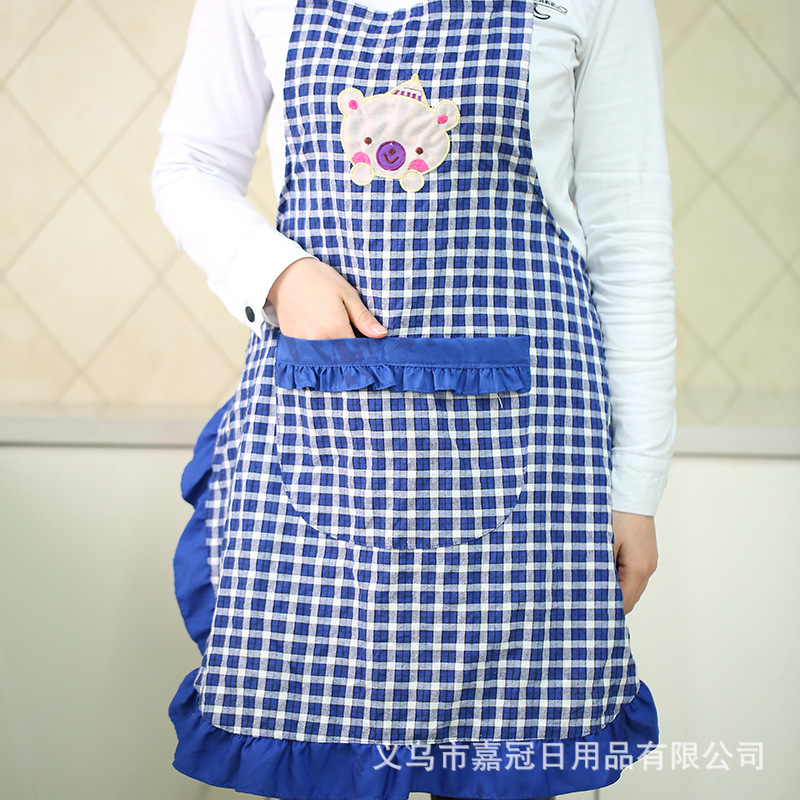 2018 Korean version of new household cleaning piggy apron modern simple furniture clothing factory wholesale.