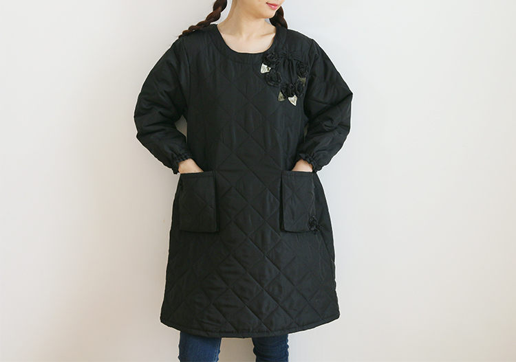 Daily Order Autumn and Winter Thick Warm Quilted Quilted Overclothes Bib Kitchen Baking Floral Painting Long Sleeve Apron Daily Order Autumn and Winter Thick Warm Quilted Quilted Overclothes Bib Kitchen Baking Floral Painting Long Sleeve Apron