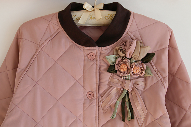 Daily Order Autumn and Winter Thick Warm Quilted Quilted Overclothes Bib Kitchen Baking Floral Painting Long Sleeve Apron Daily Order Autumn and Winter Thick Warm Quilted Quilted Overclothes Bib Kitchen Baking Floral Painting Long Sleeve Apron