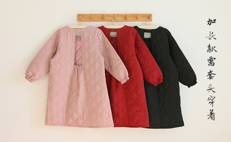 Daily Order Autumn and Winter Thick Warm Quilted Quilted Overclothes Bib Kitchen Baking Floral Painting Long Sleeve Apron Daily Order Autumn and Winter Thick Warm Quilted Quilted Overclothes Bib Kitchen Baking Floral Painting Long Sleeve Apron