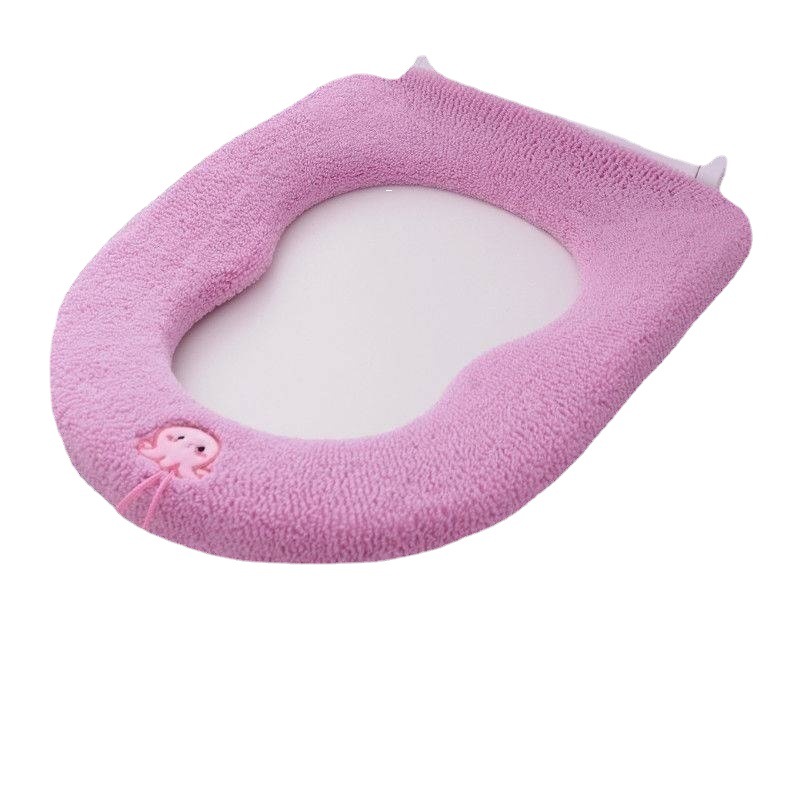 Plus-Sized Toilet Seat Thickened Toilet Seat Cover Pad Universal Square Pear-Shaped Toilet Cushion Seat Cushion Toilet Seat Cover Toilet Seat Cover