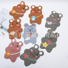 Winter Toilet Seat Cushion Household Plush Thickened Toilet Washer Four Seasons Universal Toilet Seat Cover Toilet Mat