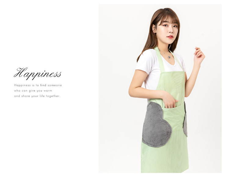 One Product Dropshipping Korean Style New Custom Logo Advertising Custom Kitchen Waterproof Oil-Proof Cooking Erasable Hand Apron One Product Dropshipping Korean Style New Custom Logo Advertising Custom Kitchen Waterproof Oil-Proof Cooking Erasable Hand Apron