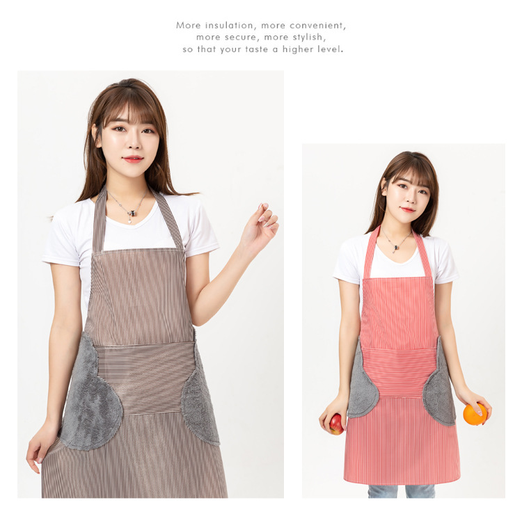 One Product Dropshipping Korean Style New Custom Logo Advertising Custom Kitchen Waterproof Oil-Proof Cooking Erasable Hand Apron One Product Dropshipping Korean Style New Custom Logo Advertising Custom Kitchen Waterproof Oil-Proof Cooking Erasable Hand Apron