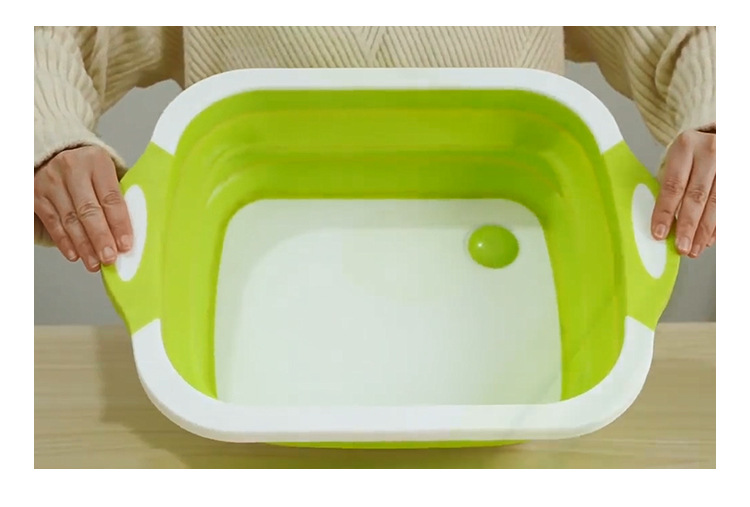 Folding Cutting Board Amazon New Multifunctional Cutting Board Plastic Portable Folding Washing Basin Kitchen Sink 480G