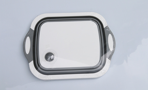 Folding Cutting Board Amazon New Multifunctional Cutting Board Plastic Portable Folding Washing Basin Kitchen Sink 480G