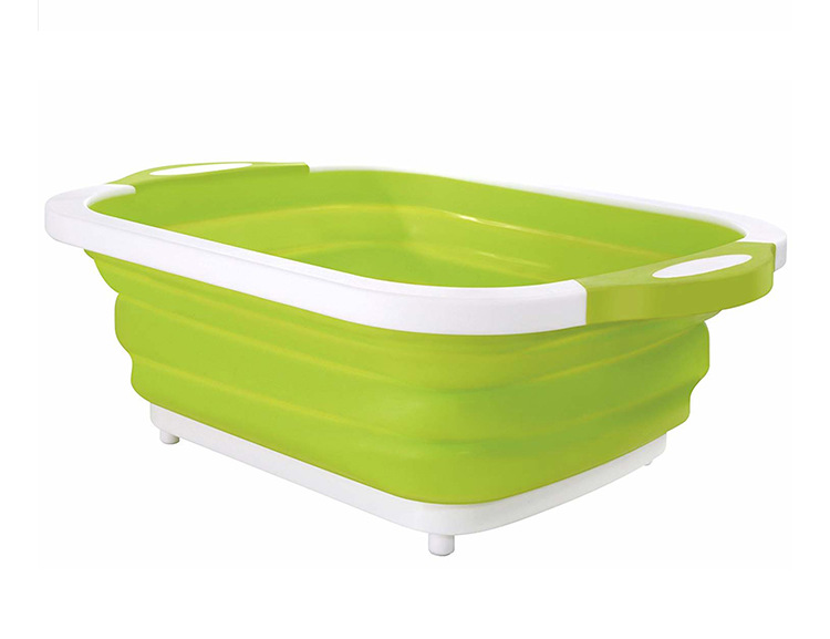 Folding Cutting Board Amazon New Multifunctional Cutting Board Plastic Portable Folding Washing Basin Kitchen Sink 480G