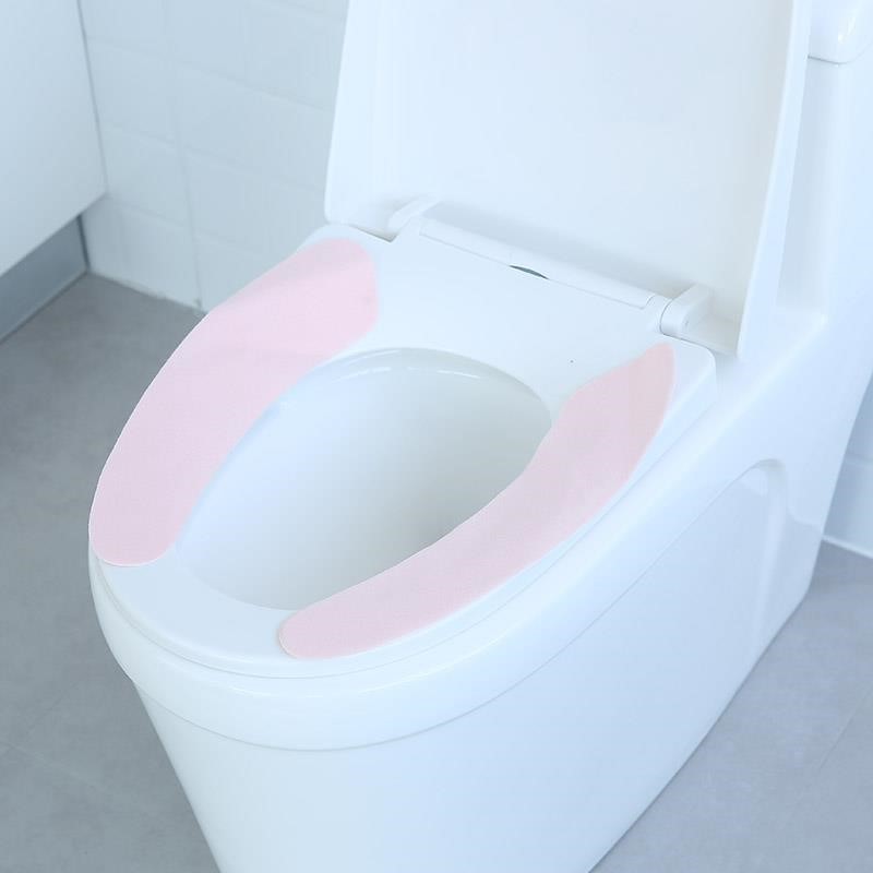 Adhesive Happy Day Washable Toilet Mat Thickened Closestool Cushion Universal Waterproof Winter Warm Household Toilet Seat