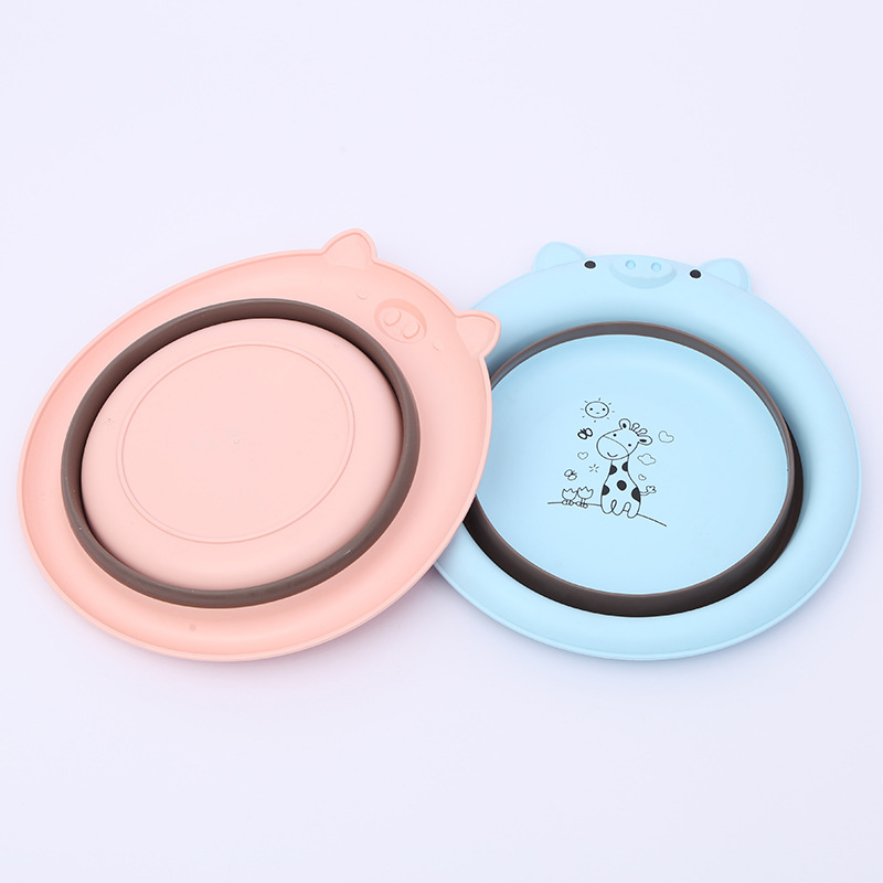 Infant Folding Basin Foldable Washbasin Folding Basin Outdoor Travel Portable Plastic Foldable Basin