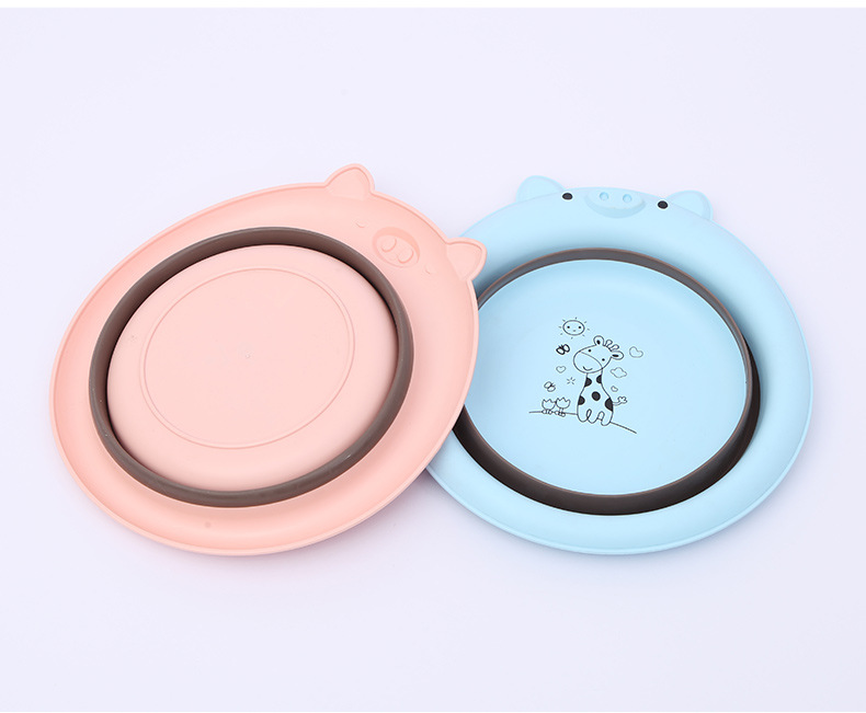 Infant Folding Basin Foldable Washbasin Folding Basin Outdoor Travel Portable Plastic Foldable Basin