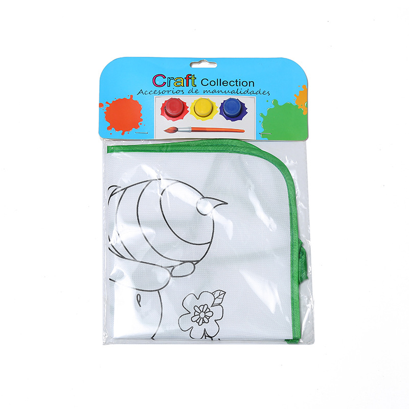 Children's Painting DIY Apron Kindergarten Craft Class Graffiti Coloring Apron Educational Cartoon Painting Coloring Apron Children's Painting DIY Apron Kindergarten Craft Class Graffiti Coloring Apron Educational Cartoon Painting Coloring Apron