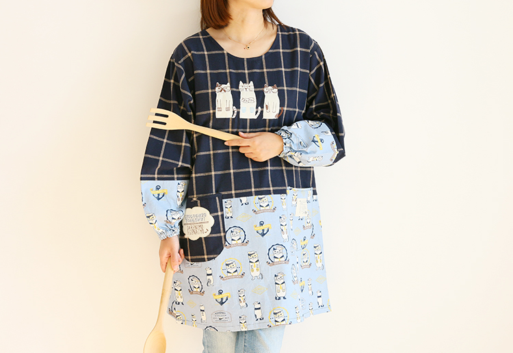 Daily Order Cartoon Kitchen Work Sleeved Apron Long Sleeve Cotton Korean Style Cute Overclothes Bib Long Sleeve Apron Daily Order Cartoon Kitchen Work Sleeved Apron Long Sleeve Cotton Korean Style Cute Overclothes Bib Long Sleeve Apron