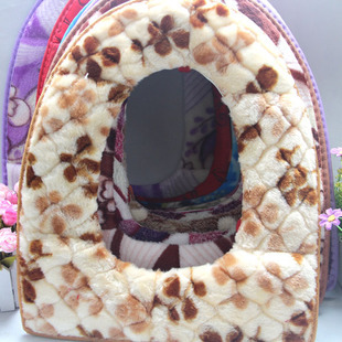 A1437 Thickened Toilet Seat Toilet Seat Cover Toilet Seat Cushion Plush Toilet Mat O-Type