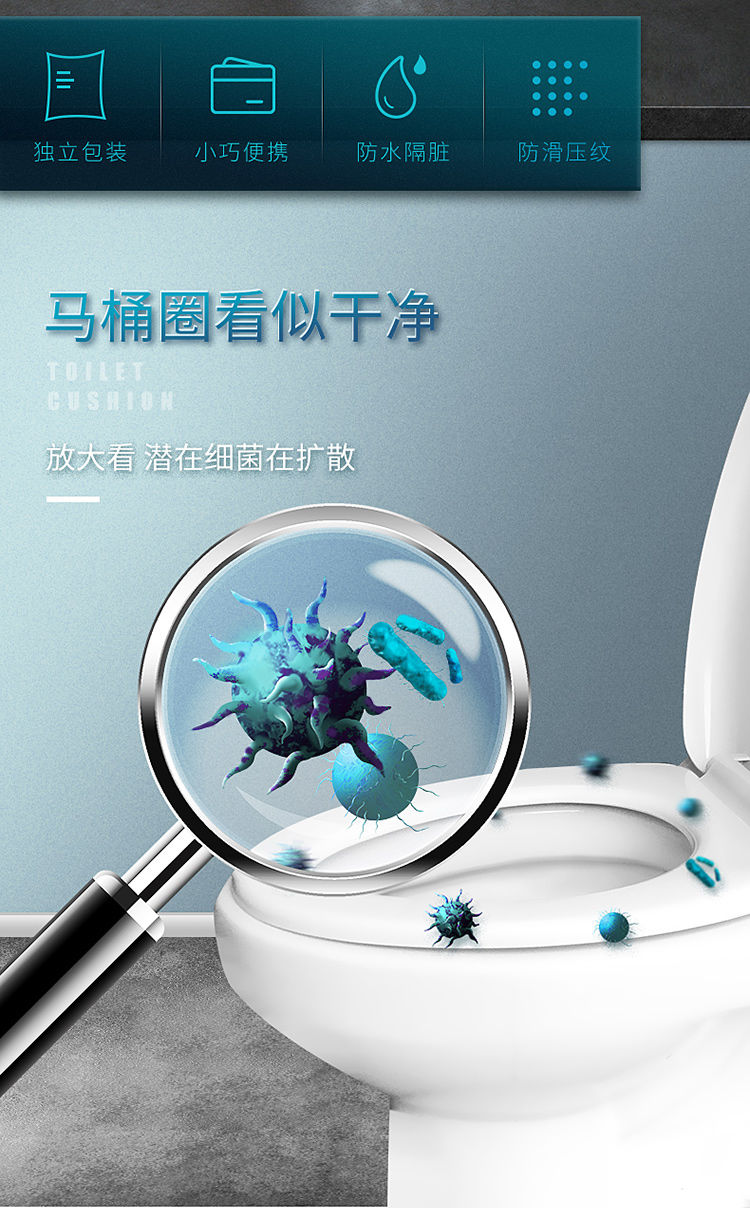 Disposable Toilet Mat Maternity Travel Toilet Seat Cover Entry Cushion Paper Sleeve Toilet Seat Household Hotel Special Travel