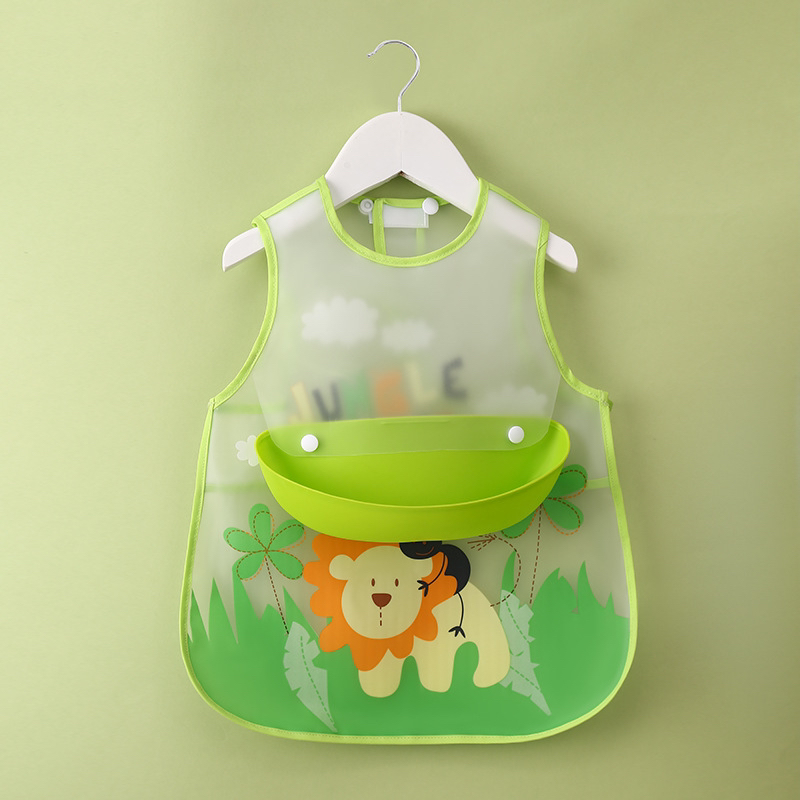 Baby Sleeveless Summer Thin Breathable Waterproof Babies' Apron Children's Protective Clothing Bib Bib Eating Clothes Summer Baby Sleeveless Summer Thin Breathable Waterproof Babies' Apron Children's Protective Clothing Bib Bib Eating Clothes Summer