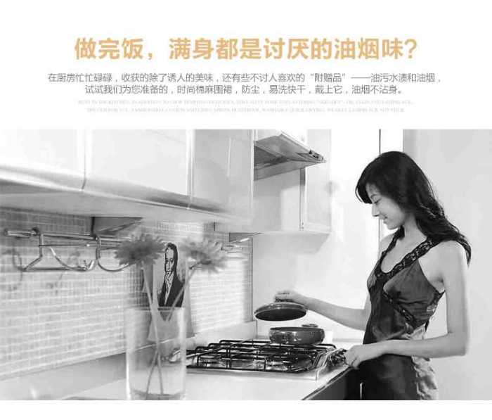 Factory direct sales waterproof leather apron flower variety hanging neck apron oil and pollution resistant apron Korean version Factory direct sales waterproof leather apron flower variety hanging neck apron oil and pollution resistant apron Korean version