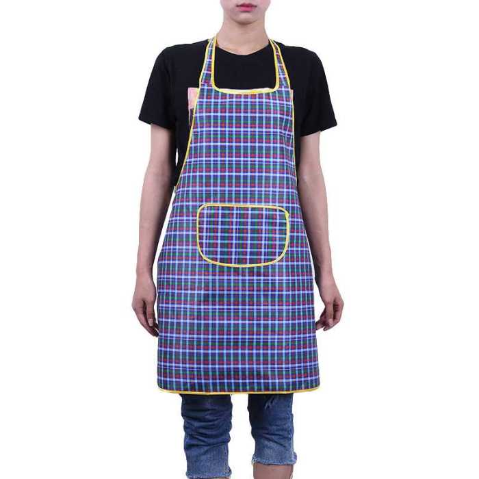 Factory direct sales waterproof leather apron flower variety hanging neck apron oil and pollution resistant apron Korean version Factory direct sales waterproof leather apron flower variety hanging neck apron oil and pollution resistant apron Korean version