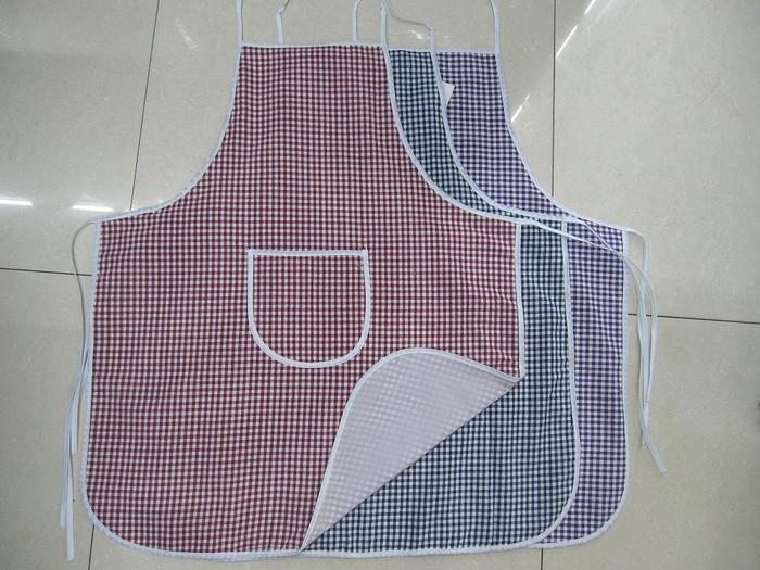 Homegrown Plaid simple double waterproofing stain apron Homegrown Plaid simple double waterproofing stain apron