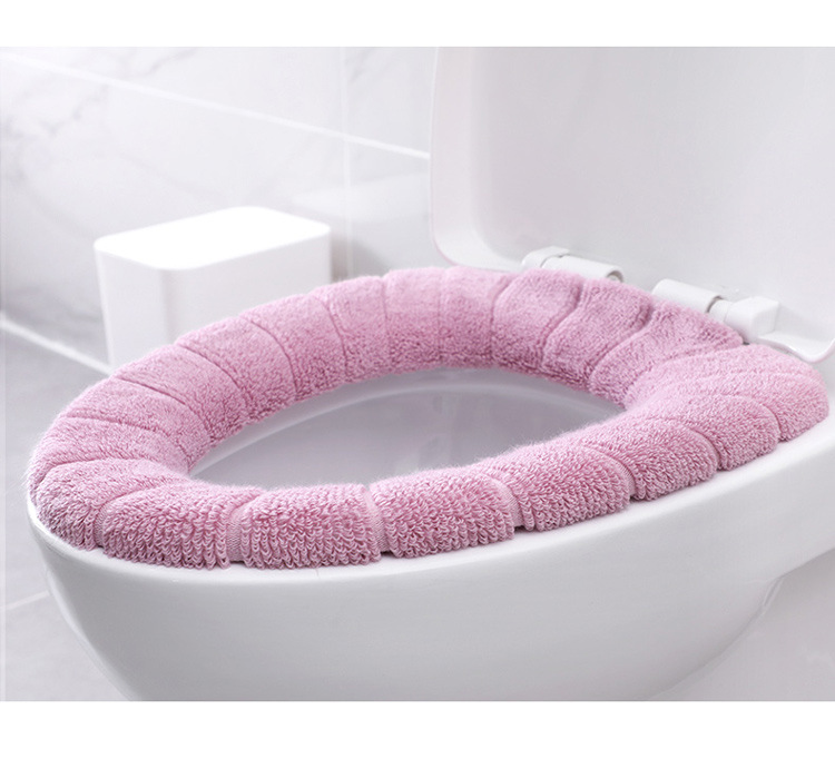 Universal O-Type Toilet Cushion Seat Cushion Toilet Seat Cover Household Washable Thickened Nordic Closestool Cushion Toilet Seat Toilet Seat Cover