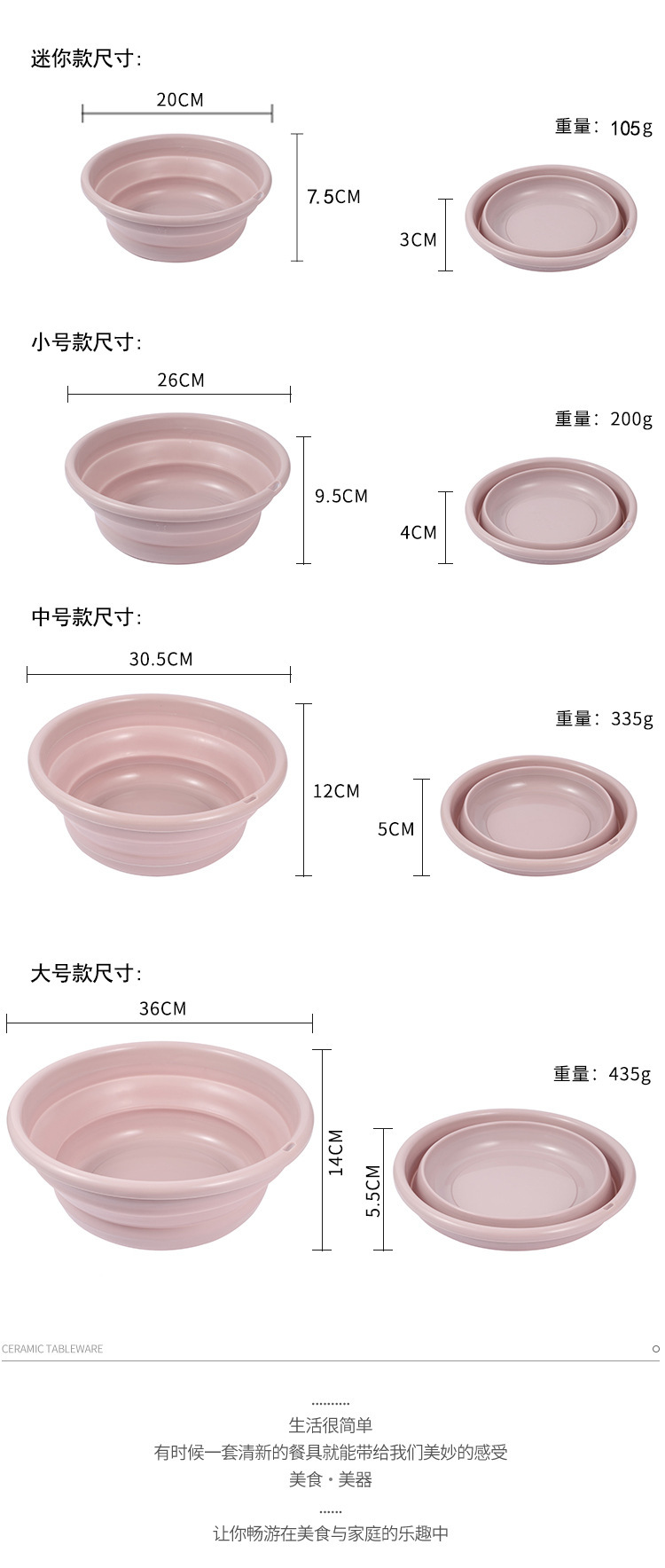 Folding Washbasin Portable Travel Plastic Bason Scaling Basin Feet Feet Basin Household Folding Basin