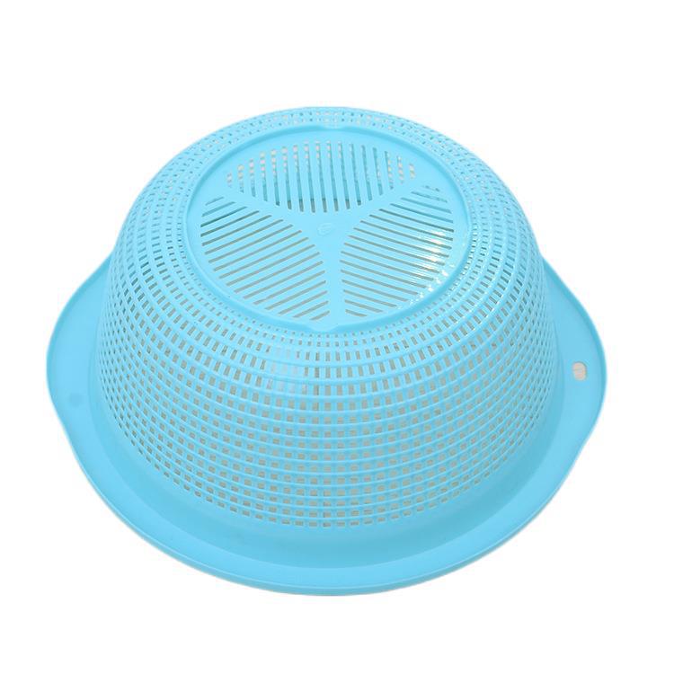 Colorful Thickened Kitchen Rice Washing Machine Rice Washing Filter Rice Rinsing Basin Plastic Vegetable Basket Vegetable Washer Basket 2 Yuan Store Department Store