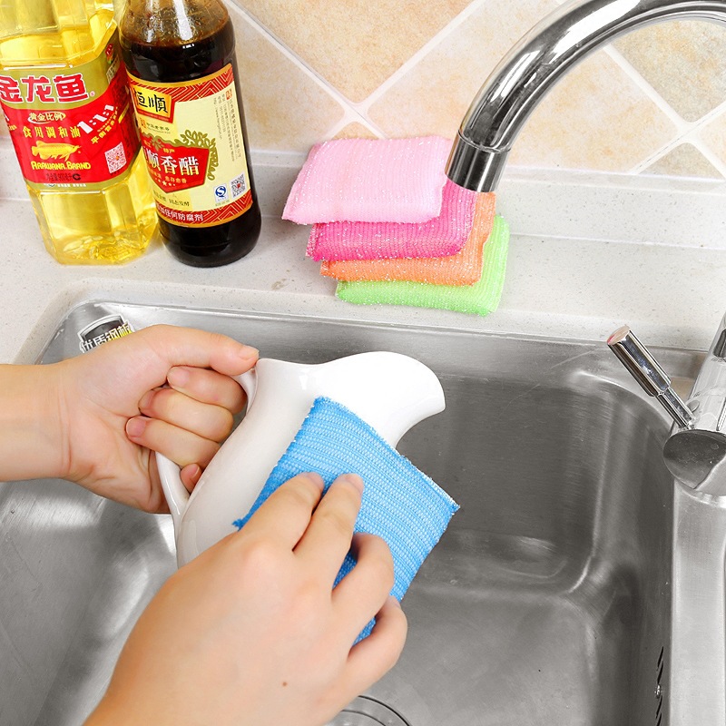 Yiwu Small Commodity Kitchen Scouring Pad Cleaning Dishwashing Sponge Brush Pot Dishwashing Cloth Washing King 4 Yiwu Small Commodity Kitchen Scouring Pad Cleaning Dishwashing Sponge Brush Pot Dishwashing Cloth Washing King 4
