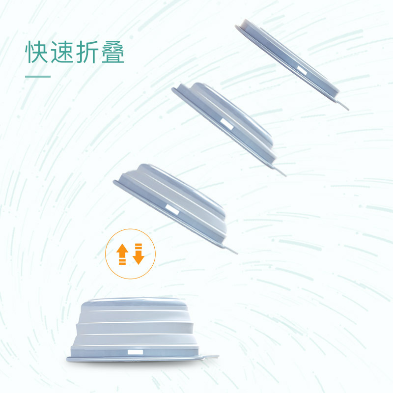 HayanHaiying portable folding basin thickened foot basin multifunction folding plastic washbasin for home travel