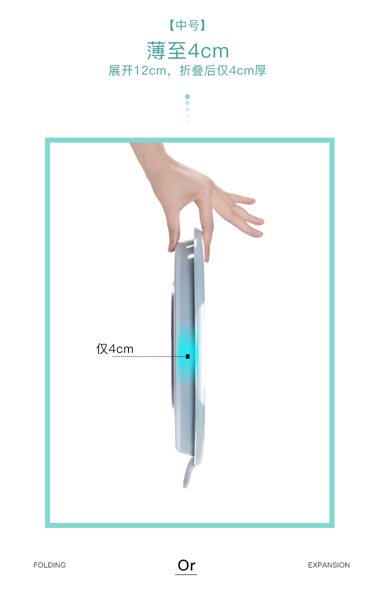 HayanHaiying portable folding basin thickened foot basin multifunction folding plastic washbasin for home travel HayanHaiying portable folding basin thickened foot basin multifunction folding plastic washbasin for home travel