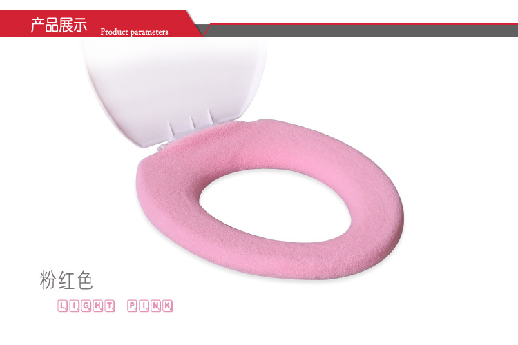 Wholesale Supply Extra Thick Toilet Mat Purple Set Red Circle Toilet Seat Cover Warm Cushion Customization Wholesale Supply Extra Thick Toilet Mat Purple Set Red Circle Toilet Seat Cover Warm Cushion Customization