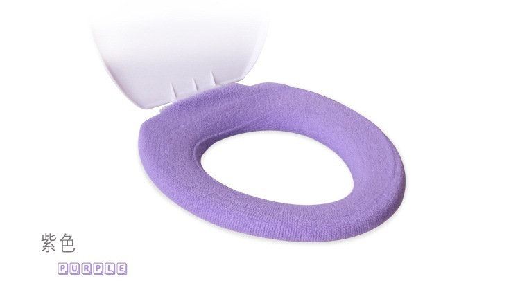 Wholesale Supply Extra Thick Toilet Mat Purple Set Red Circle Toilet Seat Cover Warm Cushion Customization Wholesale Supply Extra Thick Toilet Mat Purple Set Red Circle Toilet Seat Cover Warm Cushion Customization