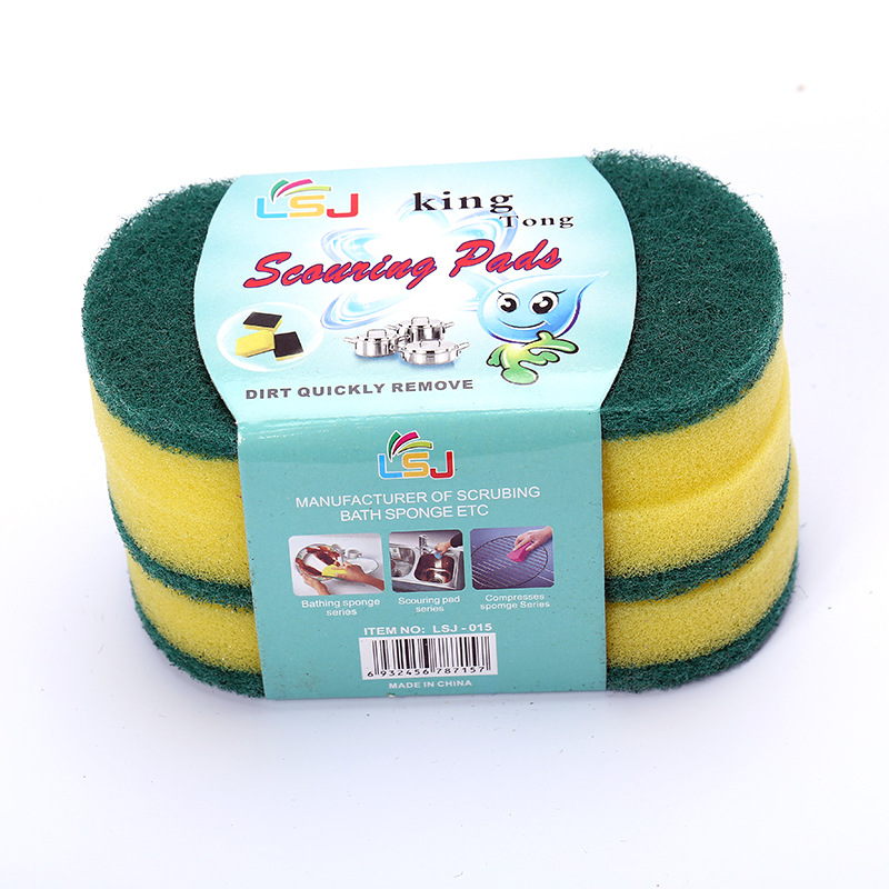 Add thick three oval baijie cloth kitchen sink water to stain clean cloth dishcloth washing dishcloth wholesale.
