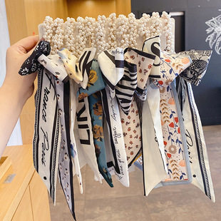 JK Plaid Headband Women's Simple Cloth Headband Temperament Outing Wide-Brim Hair Accessories Face Washing Hair Fixer Non-Slip Headgear Hairpin